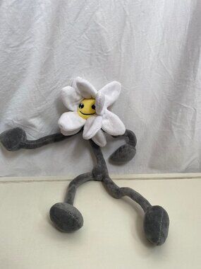 Daisy The Flower Plush 18" Poppy Playtime Rare White/Yello With Green Long Legs